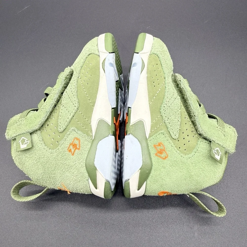 Nike Air Jordan MVP Shoes Toddler Sz 5 C Olive/Sail Jumpman Sneakers DZ5576-300